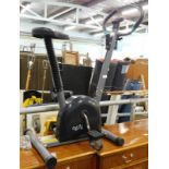 An Opti exercise bike.