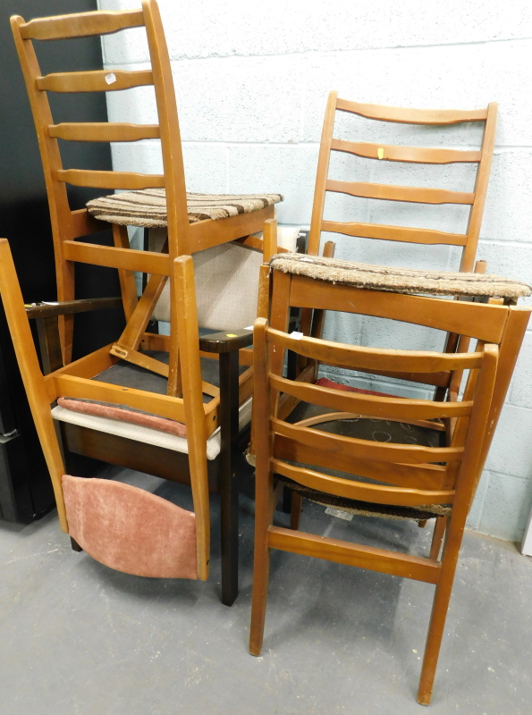 Various chairs, etc. (a quantity) The upholstery in this lot does not comply with the 1988 (Fire &