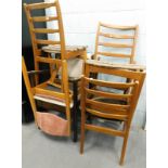 Various chairs, etc. (a quantity) The upholstery in this lot does not comply with the 1988 (Fire &