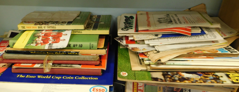 A quantity of mainly 1970's football memorabilia, to include Lincoln City and other football