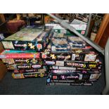 Various jigsaw puzzles, to include Falcon Wasgij puzzles, Falcon Chunky Wood puzzle etc.