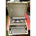An Imperial cased typewriter.