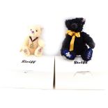 A Steiff HRH black growler teddy bear, together with an Elizabeth II Diamond Jubilee teddy bear, num