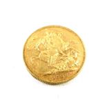 A Queen Victoria gold sovereign 1888, 8.0g.