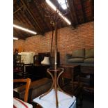 A Bentwood hat, coat and stick stand.