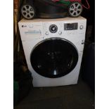 A LG Truestream Direct Drive washing machine.