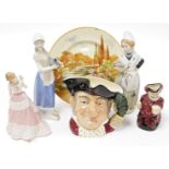 Various collectors ceramics, to include a Royal Doulton Woodley Dale collectors plate, a Royal Doult