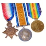 A group of WW1 medals, named to A Thain, Chief Shipwright 2 RN, 344427, comprising 1914-15 Star, Gre