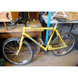 A Jalapeno Apollo gentleman's bicycle in yellow.
