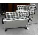 Four portable electric heaters. Lots 1501 to 1577 are available to view and collect at our
