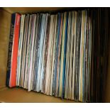 A group of records, to include Michael Jackson, Pitney Today, Rod Stewart, and others. (1 box)