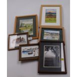 A group of pictures and prints to include After Janet Beckett, North Creek Norfolk, photographic