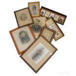19thC and later photographs, to include figures wearing uniform, studio portraits, etc. (a quantity)