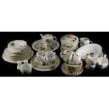 A Royal Worcester Evesham pattern part tea and dinner service, to include tureen and cover, bowls, p