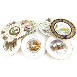 Various collectors plates, to include Royal Worcester collectors series Exotic Butterflies and Bisho