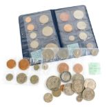 A quantity of New Zealand coins, to include 1962, 64, 65, 69 coin sets, and other coins to include f