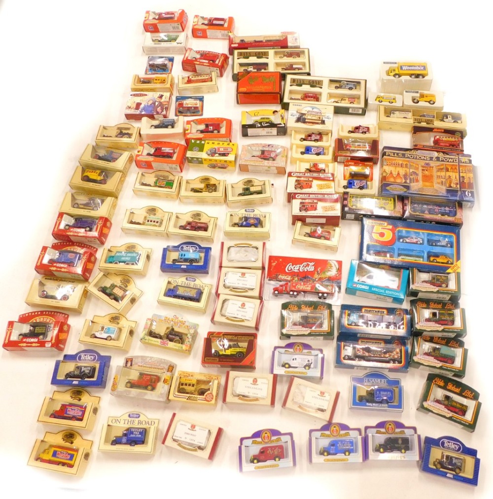 A quantity of various boxed die cast vehicles, to include Corgi collectables, Vanguard, Ringtons Pro