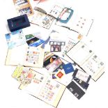 A quantity of stamps, to include albums, First Day covers, the Royal Mail Millennium collection, etc