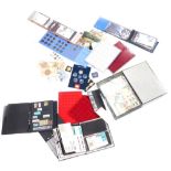 A quantity of stamps, mainly First Day covers, some coin trays, loose stamps, etc.