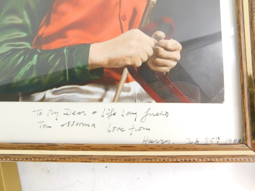 A collection of National Hunt horse racing memorabilia, etc., all relating to the jockey and latterl - Image 5 of 5