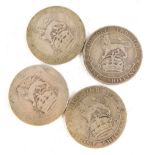 Various pre 1920 British shillings.