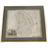 After C and J Greenwood. Map of Lincolnshire, published 1831, 66cm x 77cm.