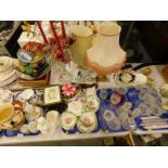 Decorate china effects to include and Aynsley part coffee service, comprising coffee cans and saucer