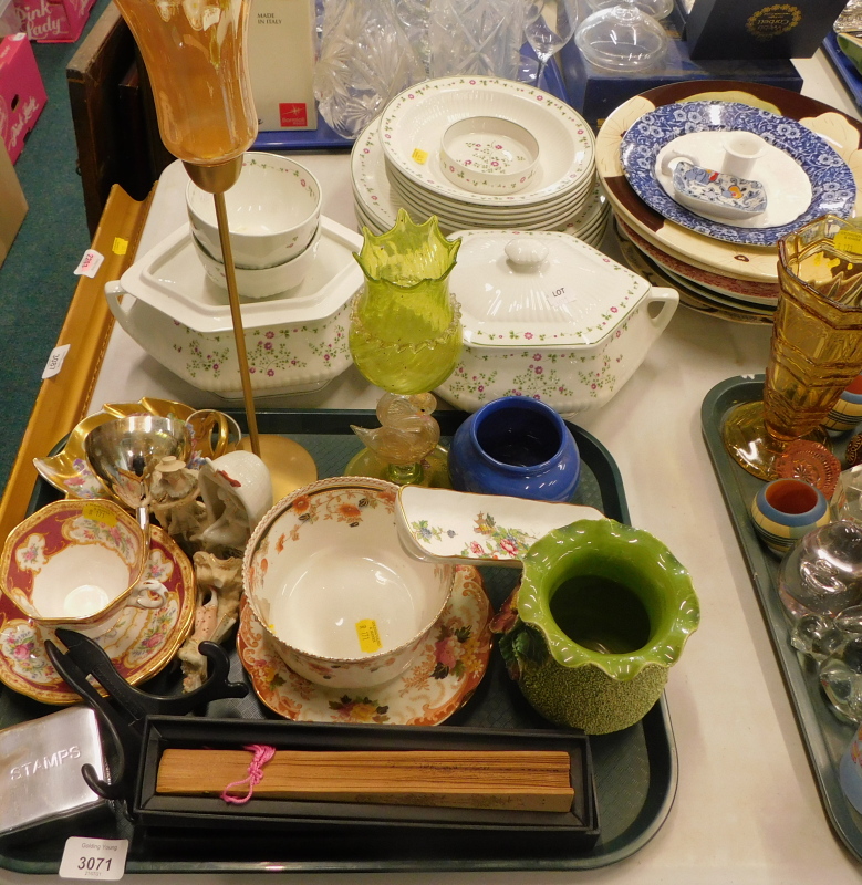 A quantity of Adams Karina pattern part dinner wares, to include a tureen and covers, dinner plates,