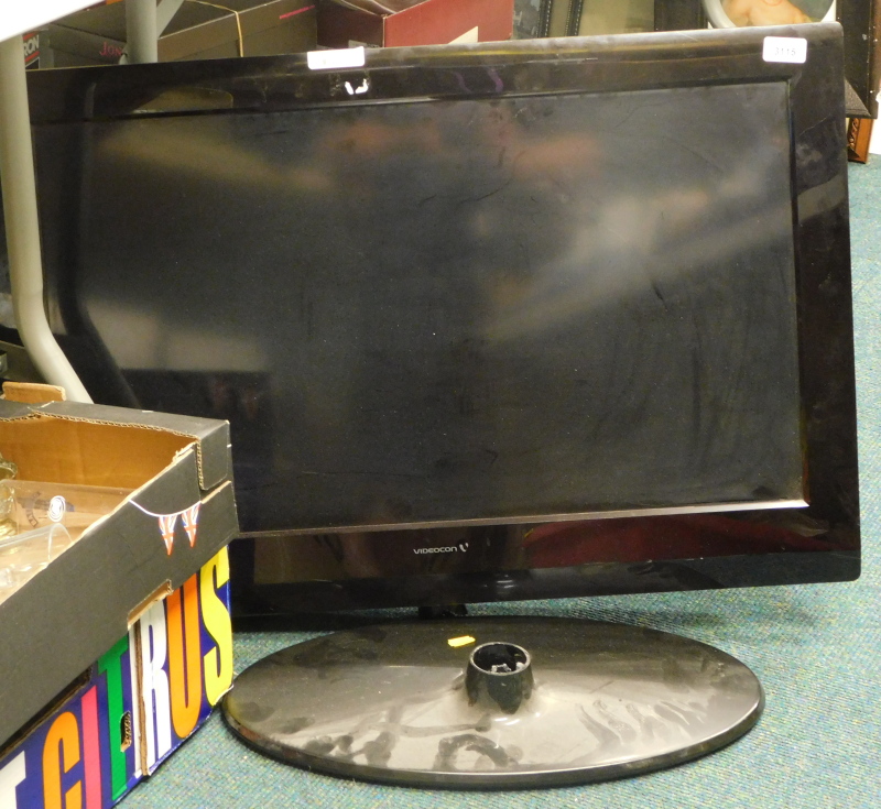 A Videocon 31" television, lacking lead and remote. (AF)