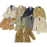Gentleman's jackets and suits, to include Brooke Taverner., Joseph Turner., Lands End., Harris Tweed