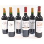 Four bottles of Chateau Vieille France Graves 2016, a bottle of Chateau L'Orme di Pilon Bordeaux 201