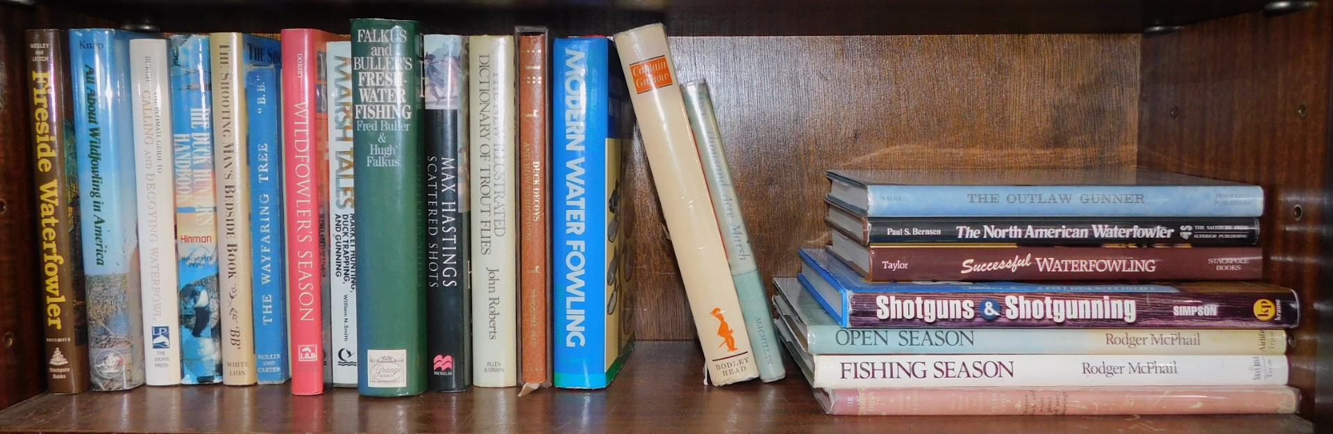 Ostensibly Wildfowling, including B B's Shooting Man's Bedside Book. (1 shelf)