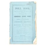 A Poll Book relating to The Contested Election of the Borough of Boston, Friday 9th July 1852, detai