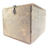 An Anglo Jellied Veal crate, 24.5cm high, 29cm wide, 33.5cm deep.