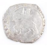 A Charles I silver half crown.