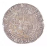 A James I silver sixpence 1603.