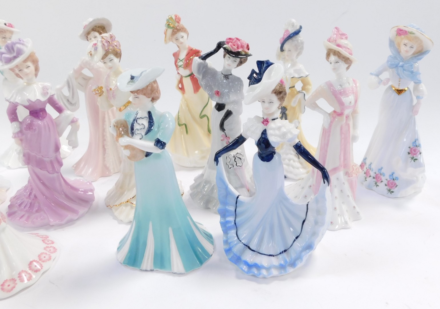 A set of sixteen Coalport porcelain ladies, for Compton & Woodhouse, comprising Lady Florence., Hele - Image 3 of 14