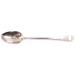 A George III silver basting spoon, London 1796, 2.85oz.