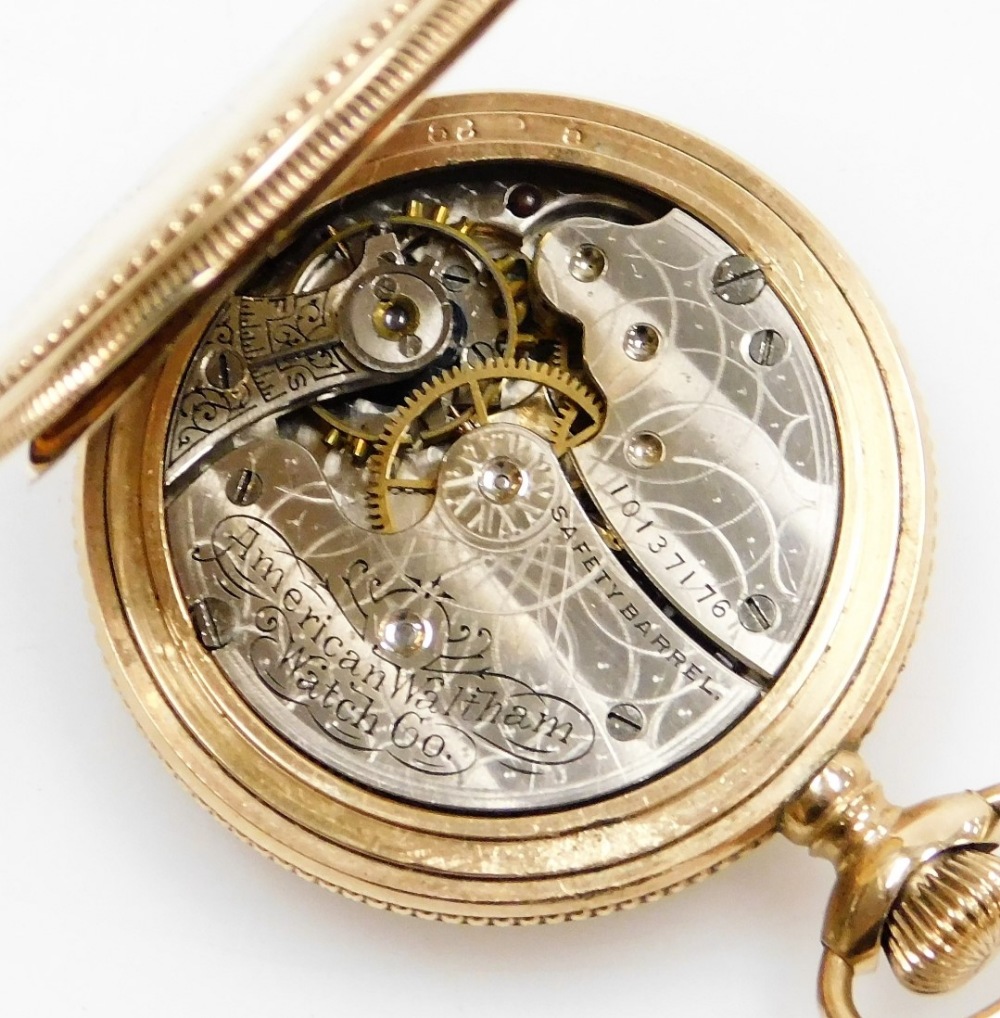 A collection of eleven pocket watches, to include seven gold plated examples by Elgin, Dennison, Wal - Image 23 of 23