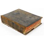 A leather bound Holy Bible, dated 1911. (AF)