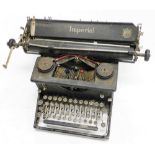 An Imperial Good Companion typewriter.