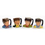 Four Royal Doulton The Beatles collectors jugs, to include Ringo Starr D6726, John Lennon D6725, Geo