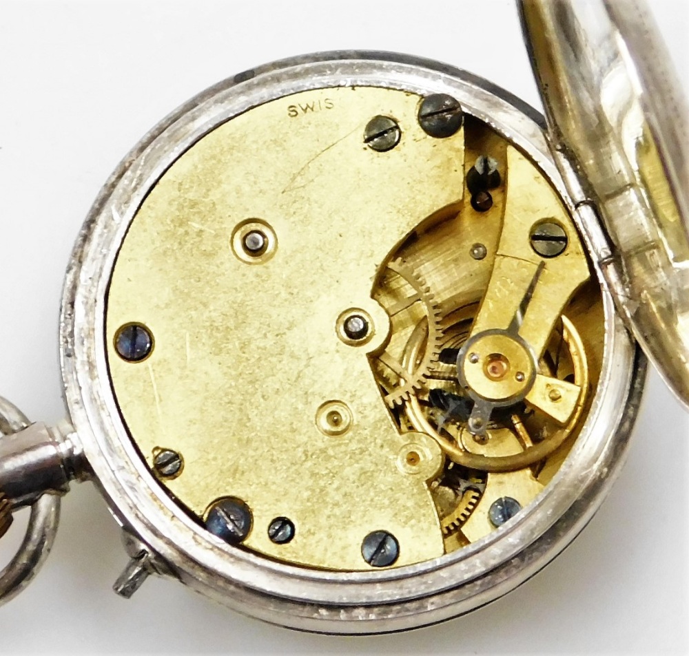 A collection of eleven pocket watches, to include seven gold plated examples by Elgin, Dennison, Wal - Image 21 of 23