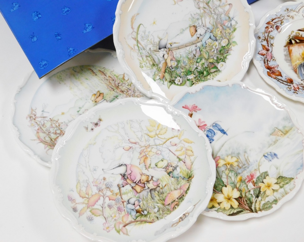 Various collectors china, to include Royal Doulton Brambly Hedge collection collectors plates, Sprin - Image 3 of 4