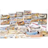 A group of vintage and later Airfix and Matchbox model aircraft kits, to include qMe 262, Walrus MK,