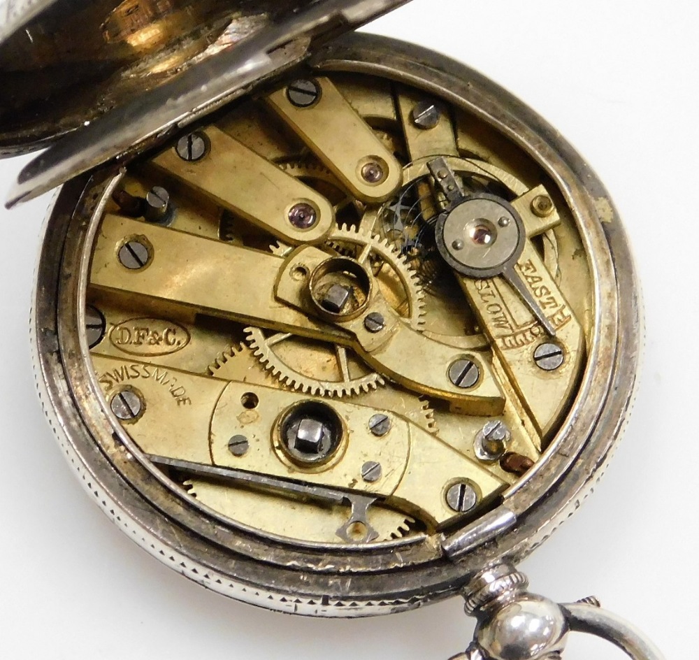 A collection of eleven pocket watches, to include seven gold plated examples by Elgin, Dennison, Wal - Image 19 of 23