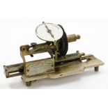 A rare late 19thC Columbia No.2 single lever typewriter, with white indicator dial and bearing plaqu