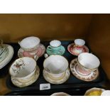 A group of Spode cups and saucers, to include one trio. (6)