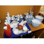A group of ceramics, to include miniature Oriental terracotta teapot, rice bowls and spoons, jars, A
