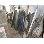 Various car body panels, comprising BMW 3 series NOS, Vauxhall Cavalier MKI, Morris Marina, Vanden P